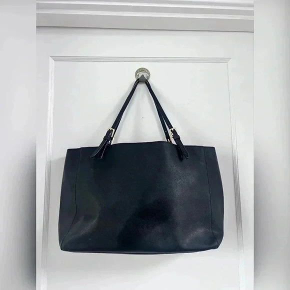 Tory Burch Emerson Black Leather Women's Tote - Picture 7 of 7